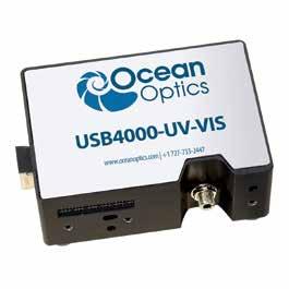 USB4000-UV-VIS and USB4000-VIS-NIR Application-ready Spectrometers for the UV-VIS and VIS-NIR Spectrometers M 2 Beamprofilers Light Meters The USB4000-UV-VIS and USB4000-VIS-NIR are reliable, robust