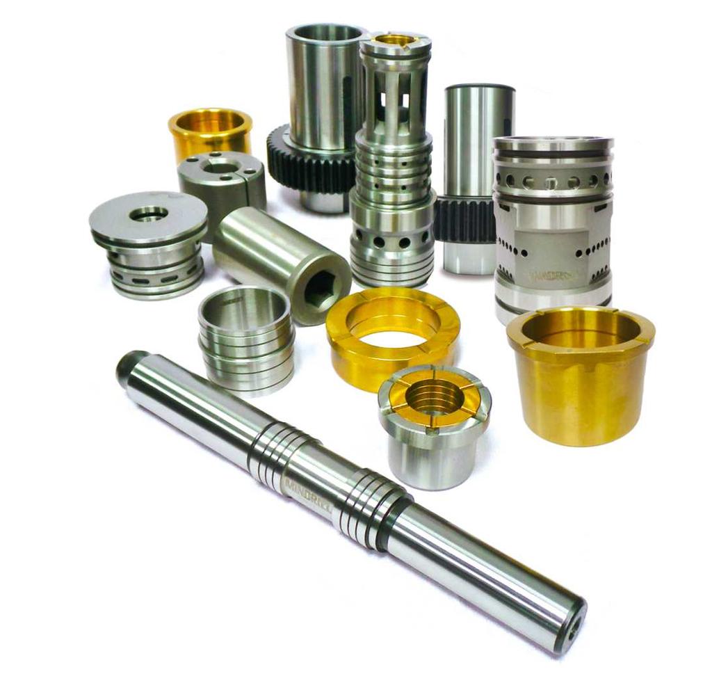 Hydraulic Drifter Parts Made from highest-quality alloy steels All spares confirm to OEM standards and allow for hassle-free interchangeability Machined