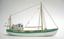 Features solid resin hull with bulwarks and planking cast in, brass photoetched pilot and deck houses plus pewter detail castings.