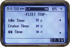 Fleet Management Features: For customers using Fleet Trips (see DataMax section), provisions for managing the 12 individual trips is included.