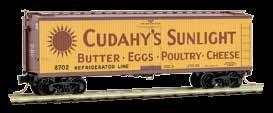 The Cudahy Packing Company had over 2,000 wood reefer cars by the 1920s, and engaged in the common practice of billboard advertising for