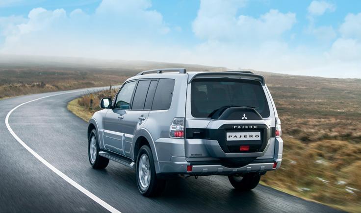 Pajero s improved suspension settings not only reduce body roll, they also provide a safer ride without compromising the sheer thrill of the drive.