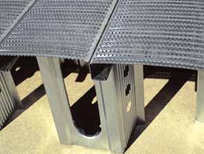 A platform can also be constructed below the manhole for your convenience when entering, exiting or inspecting the roof.