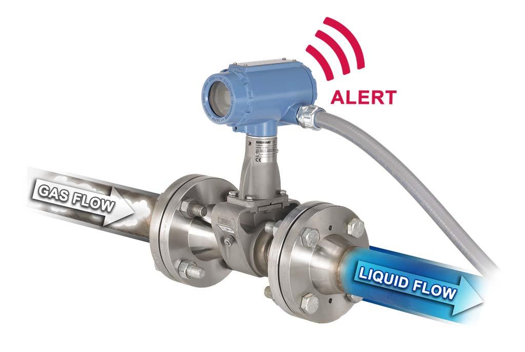 Rosemount 8800D October 2017 Detect process fluid changes with SMART Fluid Diagnostics Oil and gas separators Remotely detect when your separator dump valve allows gas to pass through your water dump