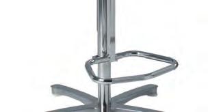 Set-up rails for highchairs with five-star and disc bases WS04 WS06 14" wide safety step-up rail 2 1/2" vertical height adjustment.
