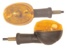NEW 61-83700 Universal Turn Signal DOT and E-Mark approved Single Filament with a reflector, flexable rubber stalk with a 24mm long 10mm mounting stud.