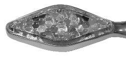 61-75342 Carbon Finish Cateye LED Light with