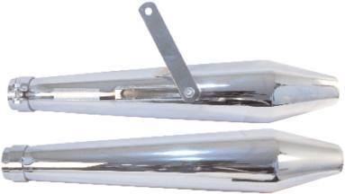 Pinch bolt means no clamp needed at the header for a smooth clean look. Fits right or left, Mounting bracket and 3-pc reducers included. Sold per.