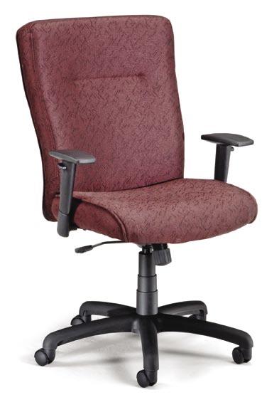 Transitional Elegance At home in either a traditional or contemporary setting, Model 606 can be an Executive behind the desk chair, or a