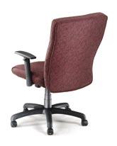 Ergonomic features include adjustable height arms, and a swivel/tilt control mechanism with tilt-lock, tension control, and instant seat