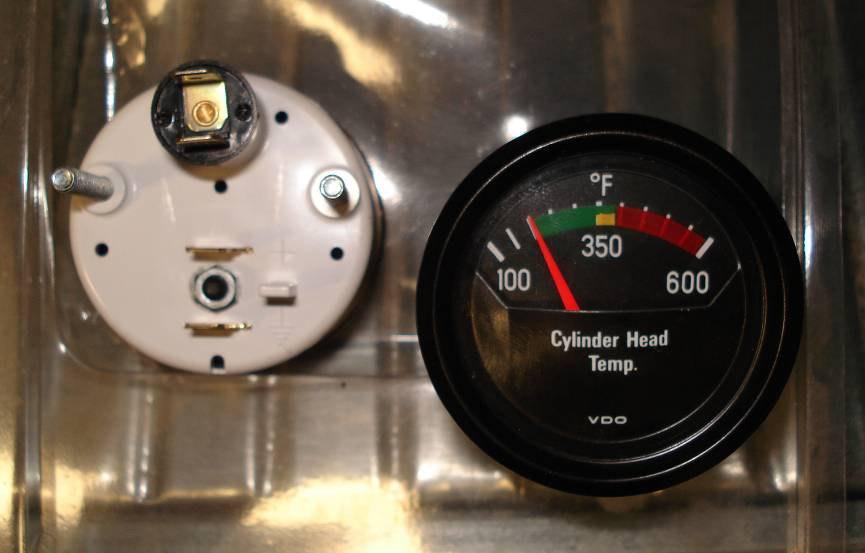 Figure 23. CHT Terminal Installation + Figure 24. CHT Gauge Connections 5.8.6 Exhaust Gas Temperature Gauge An optional Exhaust Gas Temperature Gauge can be fitted.