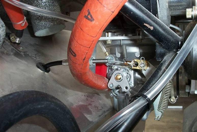 Kit Throttle Cable Carburettor end Throttle