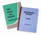 G ooks, Manuals, CDs, DDs, and Decals Shop Manuals For 1960-1968 We have original reprints of Ford shop manuals. Includes chassis, engine, electrical, and body sections. A must for any Ford owner.