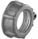 FITTINGS Aluminium bushings - DB DB...A series bushings are made of aluminium. They are screwed to the pipe and they work as a cable guard.