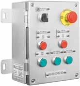 INCREASED SAFETY Push Button Stations EFXE Series - AISI316L Push button stations EFXE Series, made of stainless steel AISI316L, are manufactured by using enclosures AQ../AR.. and SB Series.