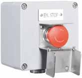 INCREASED SAFETY Push Button Stations EFXE Series - Aluminium Push button stations EFXE Series, made of aluminium with low content of copper, are manufactured by using aluminium enclosures AQ../AR.