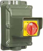 FLAMEPROOF EPKZM Series enclosures EPKMZ Series enclosures, made of aluminium with low content of copper RAL6003 painted, are used to house motor protector circuit breakers up to 63A.