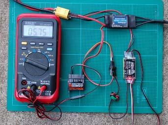 Using a single 5V BEC I got 2.23A. As soon as I attached a 6V BEC the current from the 5V one dropped instantly to zero.