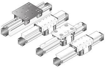 The mechanical design of the OSP-P allows synchronised movement of two cylinders.