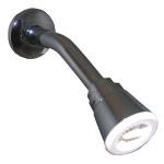 08-2297 404154 Shower Head, Adjustable Spray Shower Head, Brass Ball Joint With Plastic Body, Chrome Plated.