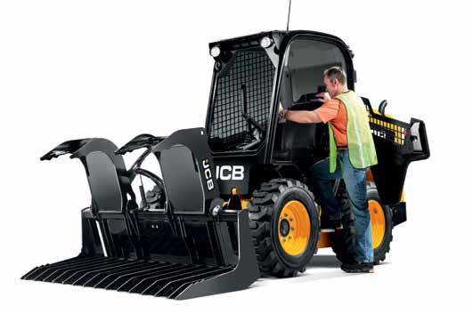 Proven performance with added safety Intelligent design JCB adapted the technology from its world-leading telescopic handlers to give our skid steer customers the unique advantage of a common-sense
