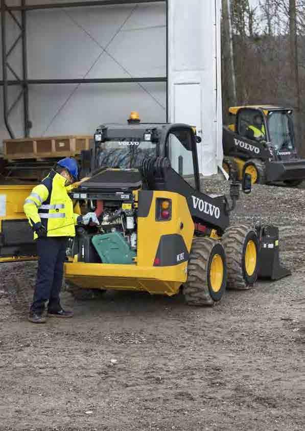 Service access Easy service access due to single loader arm,