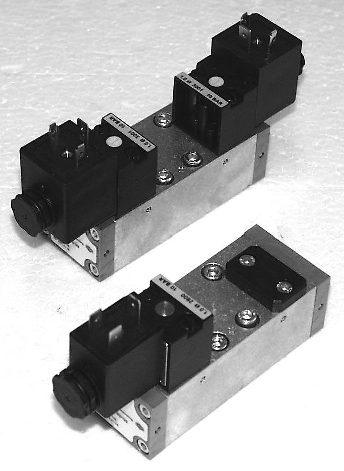 5/2 and 5/3 Valves Solenoid and Pilot Actuated Sub-base Mounted ISO 5599- #, #2, #3, #4 Steel reinforced main seals 6 bar and 0 bar CNOMO solenoid pilots with locking or non-locking manual override