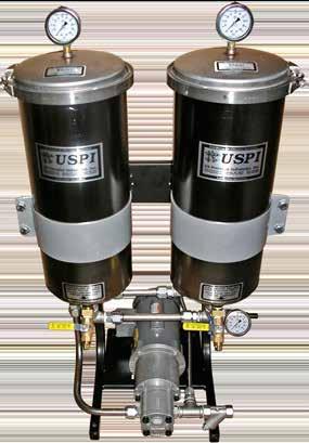 filtration systems to extend equipment and lubricant life, saving you time and money 22 USPI 88 Series Filtration Systems Remove moisture (up to 5
