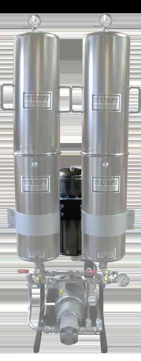 element) Depth filters remove solid particles 1-3µ and above (up to 12-14 lbs per element) Reduces maintenance costs and energy consumption Significantly extends equipment and fluid life MOTOR SIZED
