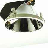 Insaver HE 225 Wallwasher & Surface Optimised reflector for even ceiling to wall illumination Basic appearance of the Insaver HE range LIGHT SOURCE INCLUDED (SELECTED