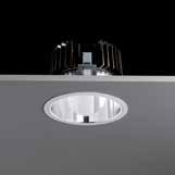 Ascent 150 II - Aluminium Reflector A true economic and efficient replacement for existing CF-L downlights suitable for a wide range of applications Efficacy upto 127lm/W (19W, 4,000K version) Long