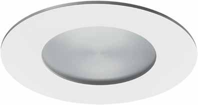Control gear: Sensor: Housing: Electronic Sylvania PIR sensor Die-cast aluminium Range of low recess LED downlights with integrated presence detection Suited for multiple applications such as
