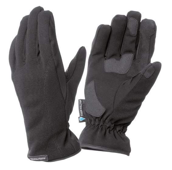 MONTY TOUCH 904DM MARY TOUCH 978DW 5 sizes S / XXL Outer shell in elastic fabric Thermolite thermal padding 100% breathable and waterproof inner membrane Anti-slip inserts on the palm Touchscreen