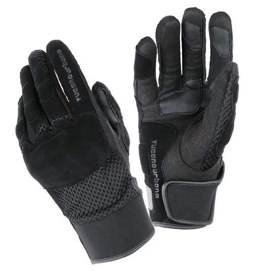 CALAMARO CE 9801C MRK 903C S/S GLOVES WITH PROTECTIONS 68 T 6 sizes XS / XXL Palm in real leather Back in elasticated cotton-touch fabric Hard ABS inserts on knuckles and fingers Medium cuffs