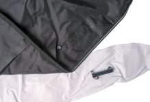 Polyamide outer shell and taped seams Fully waterproof inner membrane Lined interior for extra