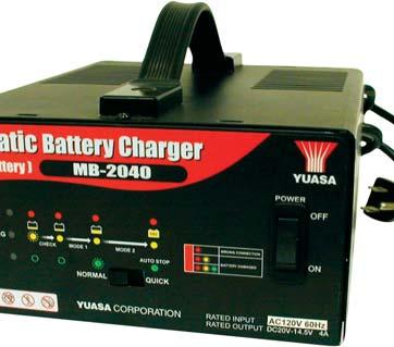 ideal for smaller batteries, initial activation, and deeply discharged batteries Commercial Grade perfect for Dealer / Shop use Suitable for all battery types Conventional, as well as (),including