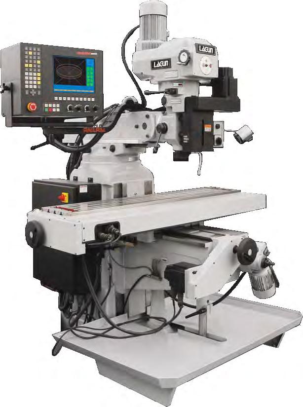 are equipped with a CNC Z-axis Quill Kit (Standard), allowing