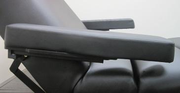 If the arm rest is not correct, the height can easily be adjusted using the enclosed