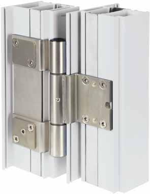 Slim in Nobel Steel Barrel Hinge RB-T Sophisticated design and innovative technology, as well as the consequent use of high-quality materials and precise surface this characterises the WSS