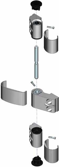 3Dimensional adjustable Aluminium Door Hinges 3D-PLUS RC RC Flexible in all respects The further developed 2 and 3-piece door hinge, 3D-PLUS is impressive due to its sophisticated design and its many