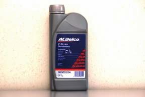 Fluids - ATF Dexron III 1L 88900154 5L 88900155 20L 88900156 60L 88900157 205L 88900158 ACDelco ATF III is a high viscosity oil for automatic transmissions.