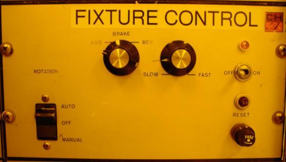 Make sure the fixture controller rocker switch is