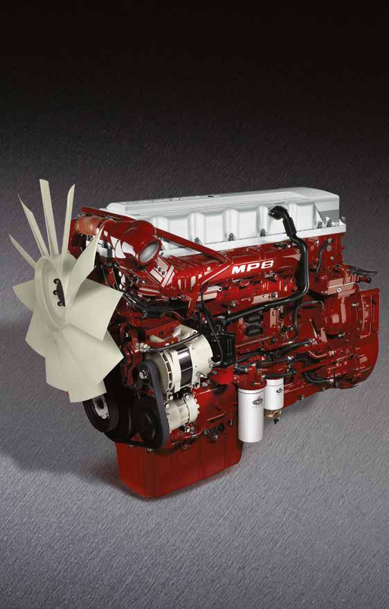 The MP8 13L engine provides horsepower from 360 HP to 520 HP. MACK AXELS Proprietary Mack Axels provide greater performance on the most demanding jobs.