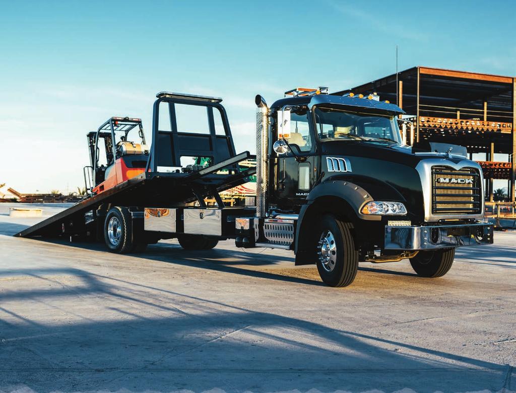 Granite HD 6x4 Tractor Granite 4X2 Tractor The Mack Granite Elite Axle Back is one of the most popular and proven trucks on the road.