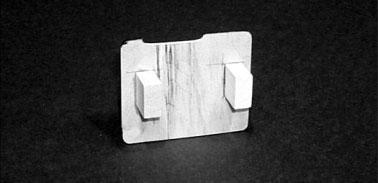 ! Collect the following items: (1) Aileron servo door (2) 3/8 x 3/4" Servo mounting block (4) Servo mounting screw