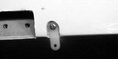 Metal clevis (2) Nylon straps 7/8 long (2) #4 x 1/2 Pan head screw 6.