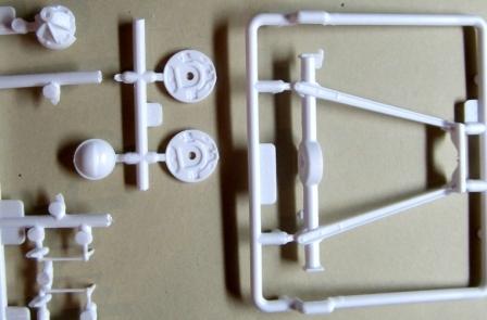 You will discard the lowered suspension sprue and just build the