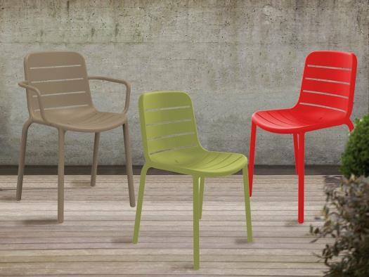 fibre glass stackable armchair or chair 57 x 52 x 80 cm