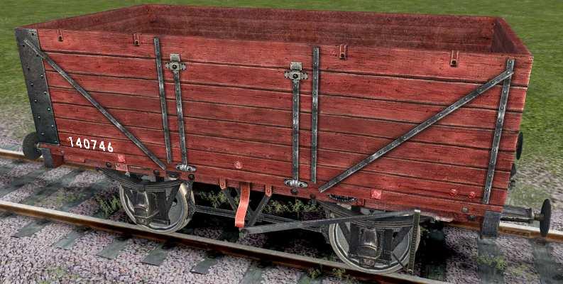 2.2 5Plank and 7Plank Multi Purpose Wagons Built to a pre-war design, the Five and Seven Plank wagons were common on British railways for many years.