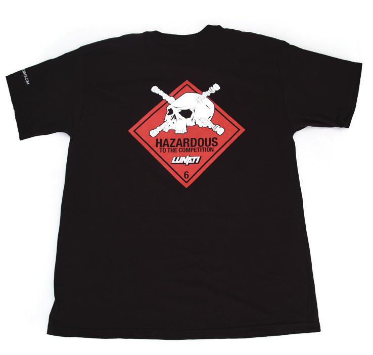Apparel Lunati power T-Shirt Want to show off your Lunati pride?